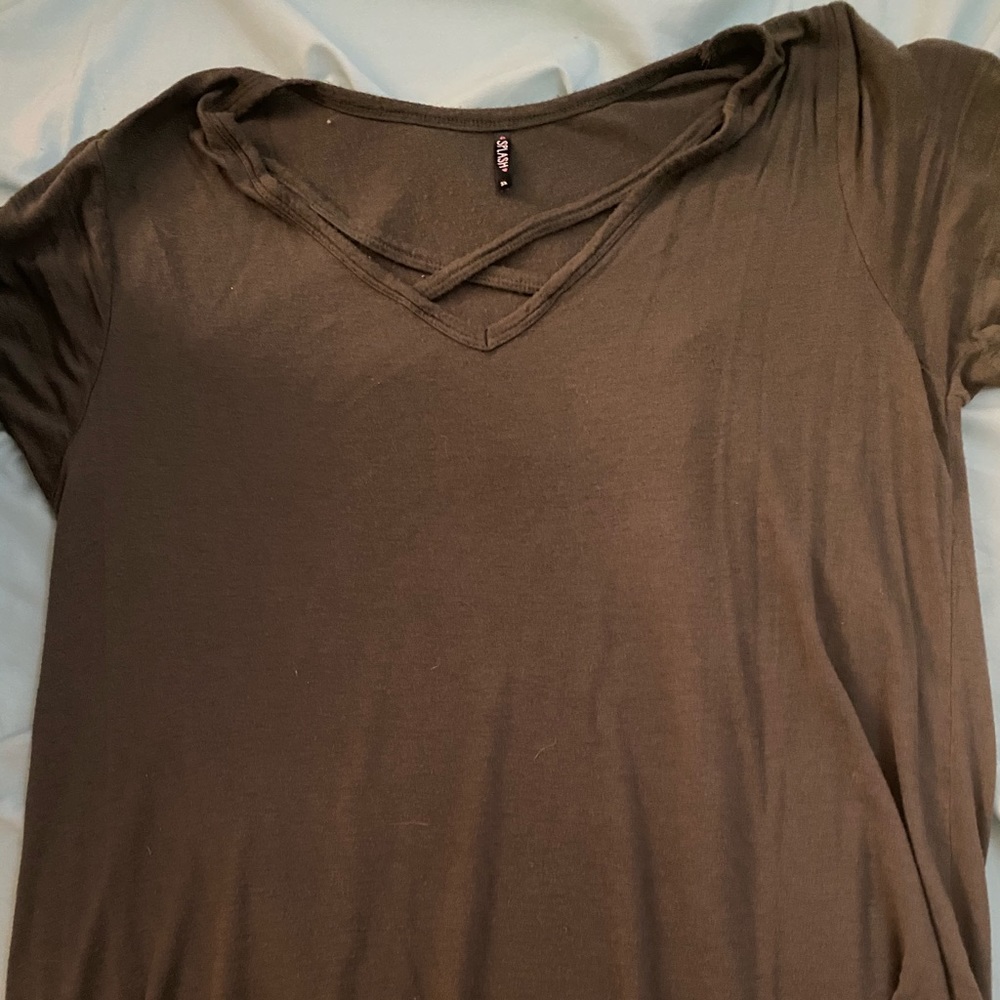 Olive green blouse